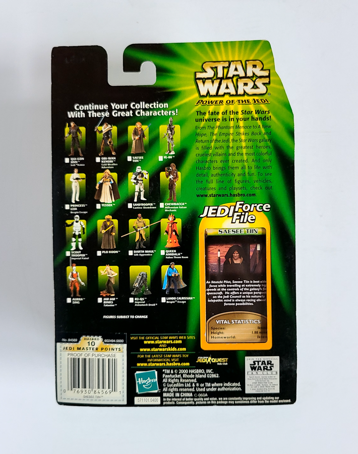 Star Wars - Power of the Jedi Saesee Tiin (2000) by Hasbro