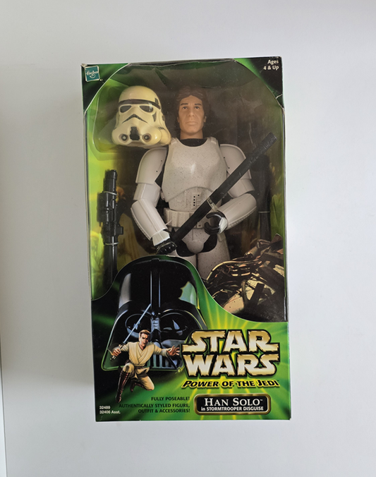 Star Wars - Power of the Jedi Han Solo in Stormtropper Gear 9" Figure (2001) by Hasbro