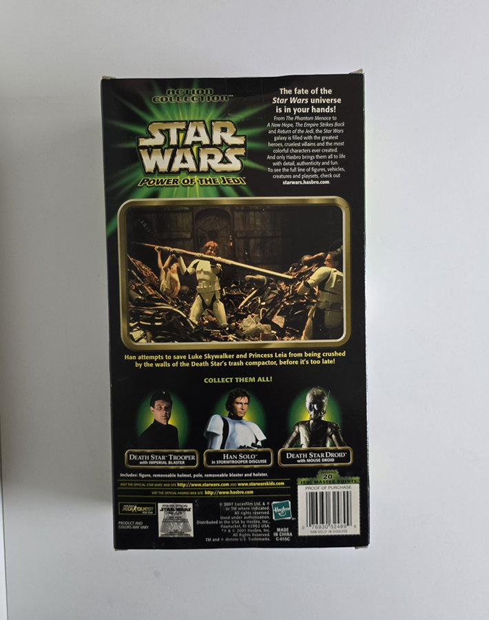 Star Wars - Power of the Jedi Han Solo in Stormtropper Gear 9" Figure (2001) by Hasbro