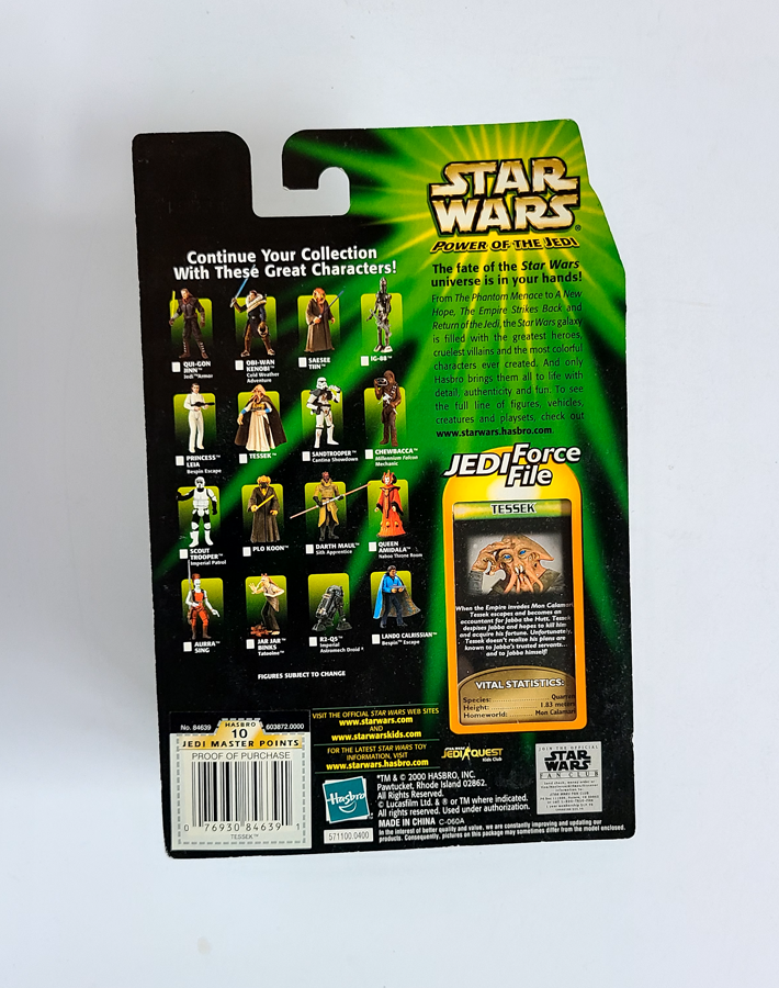 Star Wars - Power of the Jedi Tessek (2000) by Hasbro