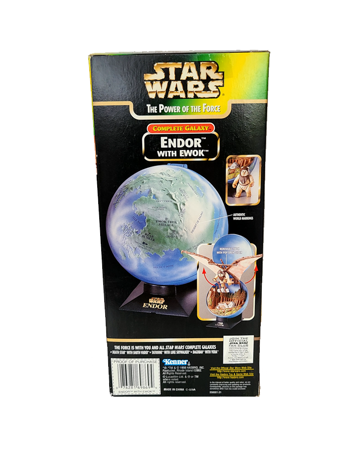 Star Wars - The Power of the Force Endor with Ewok (1998) by Kenner