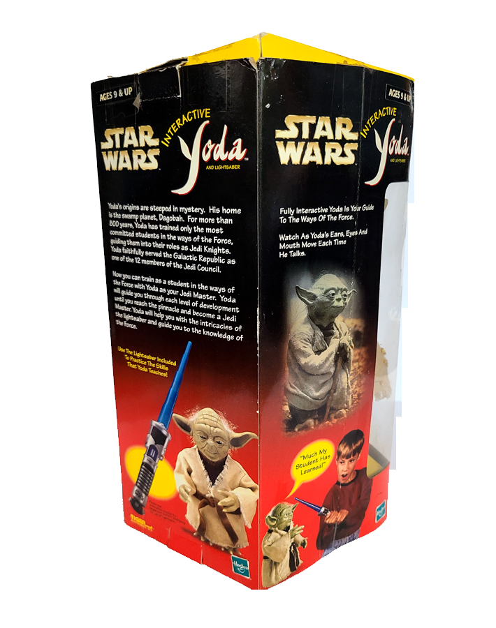 Star Wars - Interactive Yoda with Lightsaber - (2000) by Hasbro