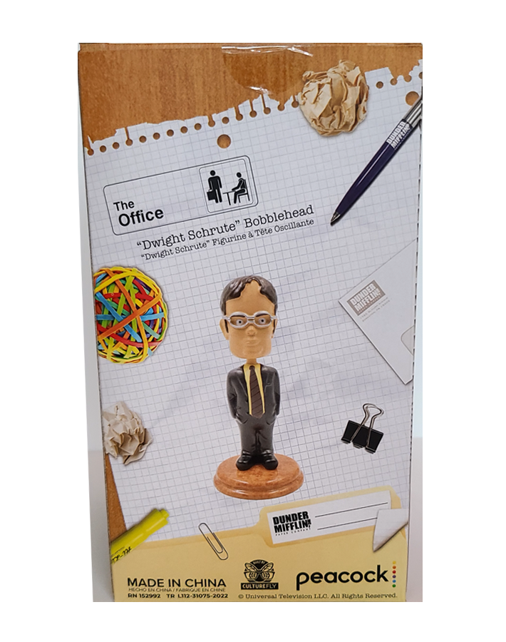 The Office - Dwight Schrute Bobblehead Peacock (2020) by CultureFly