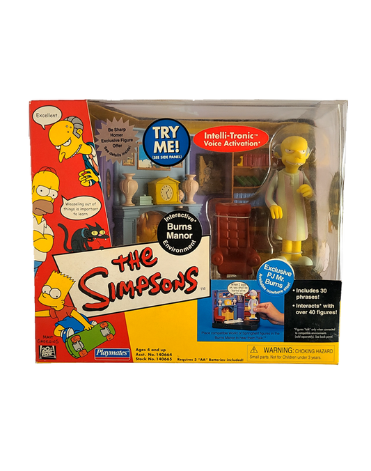 The Simpsons - WOS Burns Manor (2002) by Playmates