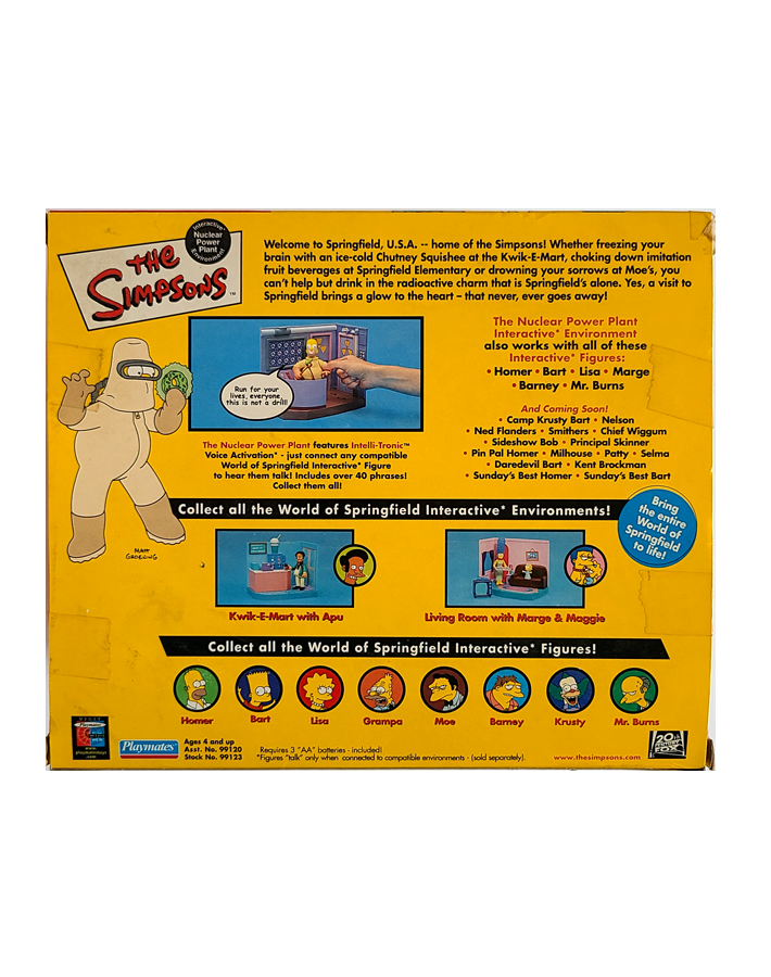 The Simpsons - WOS Nuclear Power Plant (2000) by Playmates