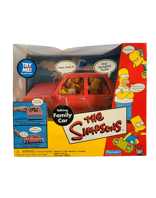 The Simpsons - WOS Talking Family Car (2001) by Playmates