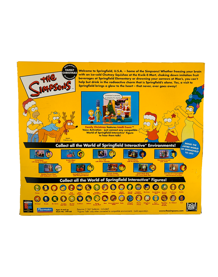 The Simpsons - Family Christmas Toys-R-US Exclusive MIB (2001) by Playmates