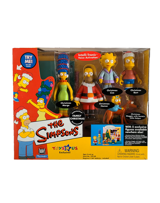 The Simpsons - Family Christmas Toys-R-US Exclusive (2001) by Playmates