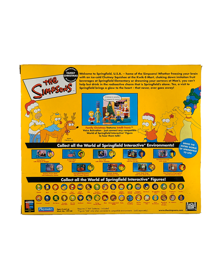 The Simpsons - Family Christmas Toys-R-US Exclusive (2001) by Playmates