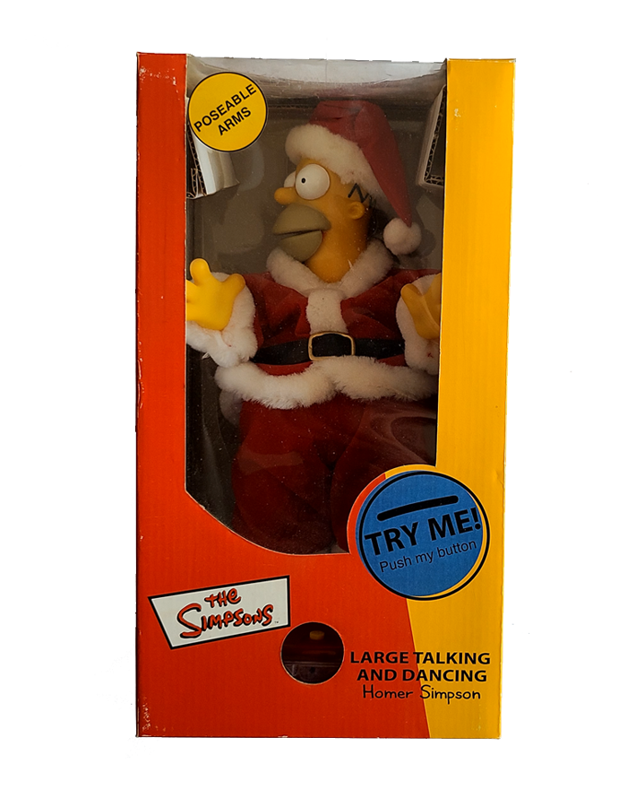 The Simpsons - Homer Santa Large Talking & Dancing (2002)