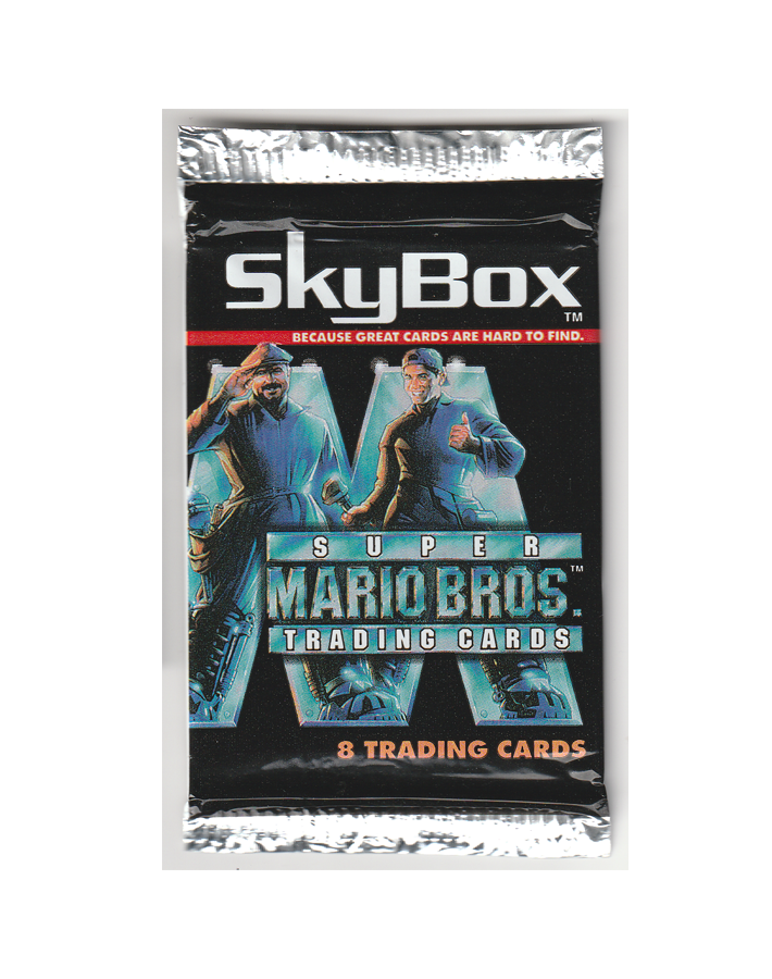 1993 Skybox Super Mario Bros Sealed Trading Card Pack