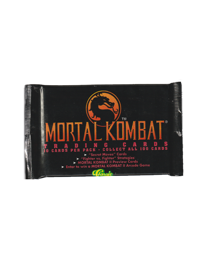 1994 Classic Mortal Kombat Trading Card Pack