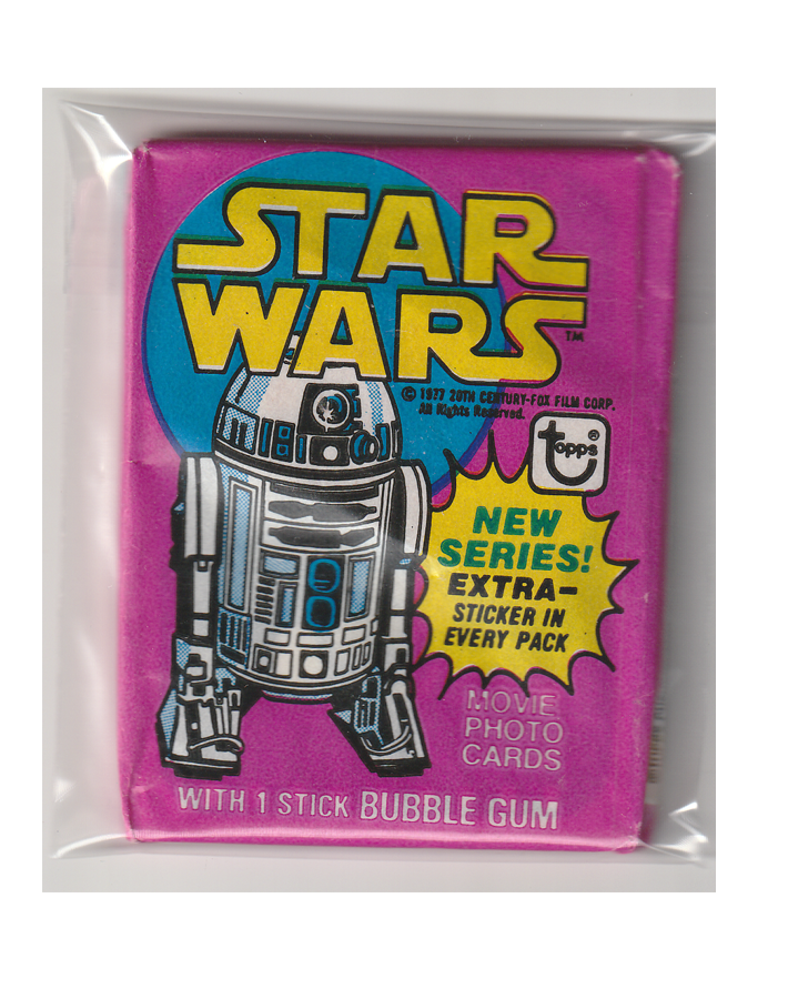 Star Wars - 1977 Topps Trading Cards Series 3 Sealed Wax Pack