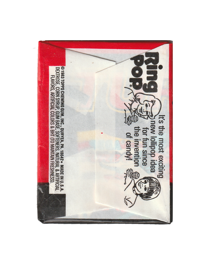 1983 Fleer Video City Trading Cards Sealed Wax Pack