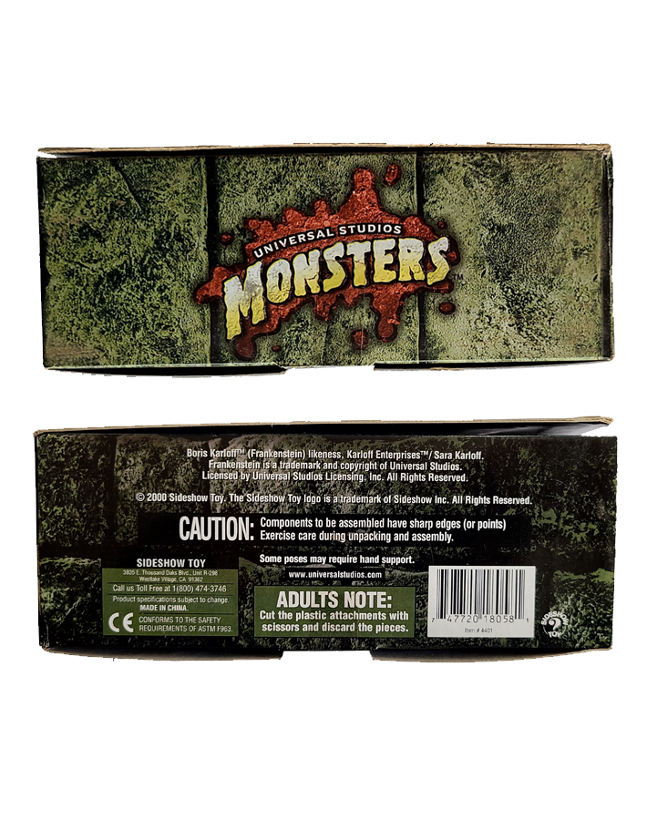 Universal Monsters - Frankenstein 12" Poseable Figure (2000) by Sideshow Toys