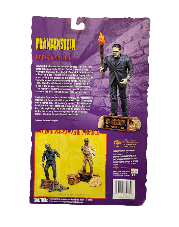 Universal Monsters - Frankenstein Series 1 Boris Karloff (1998) by Sideshow Toys