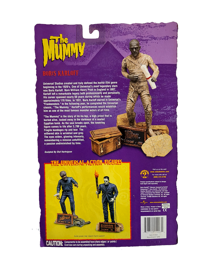 Universal Monsters - The Mummy Series 1 Boris Karloff (1998) by Sideshow Toys