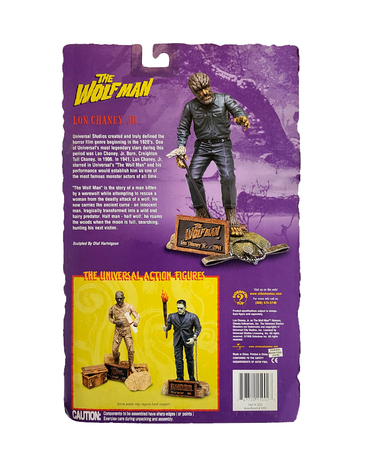 Universal Monsters - The Wolf Man Series 1 Lon Chaney, Jr (1998) by Sideshow Toys