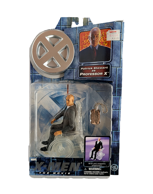 X-Men - The Movie - Professor X Clear Variant in Gray Suit (2000) by Toy Biz