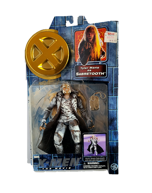 X-Men - The Movie - Sabretooth Gold Variant (2000) by Toy Biz